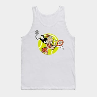 couple playing tennis Tank Top